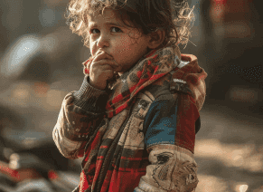 Providing food and water to Gaza families